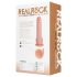 RealRock - dildo vibraator iminapaga - naturaalne 20,5 cm