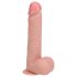 RealRock - dildo vibraator iminapaga - naturaalne 20,5 cm