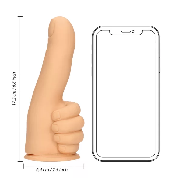 S-Line - pöidladildo (naturaalne)