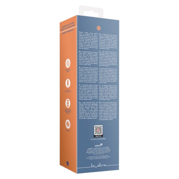 Loveline - soojendusega vibreeriv peenis - sinine