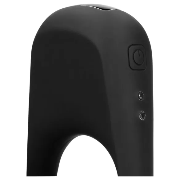 Loveline - vibraatoriga akuga peeniserõngas - must