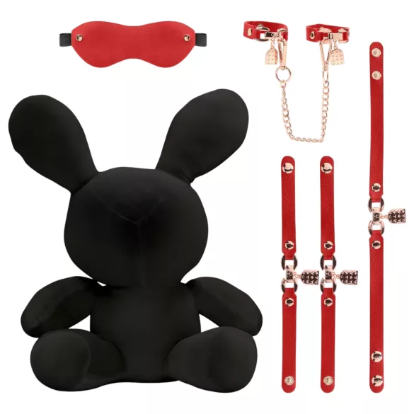 Bondage Rabbit - BDSM jänku kostüüm - must