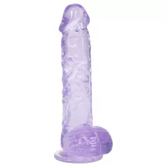 RealRock - realistlik munanditega dildo (lilla) - 12,7 cm