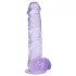 RealRock - realistlik munanditega dildo (lilla) - 12,7 cm