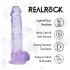 RealRock - realistlik munanditega dildo (lilla) - 12,7 cm