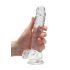 REALROCK - läbipaistev ehtne dildo - läbipaistev (19cm)