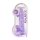 REALROCK - läbipaistev elutruu dildo - lilla (22cm)