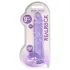 RealRock - realistlik läbipaistev dildo - lilla 22cm