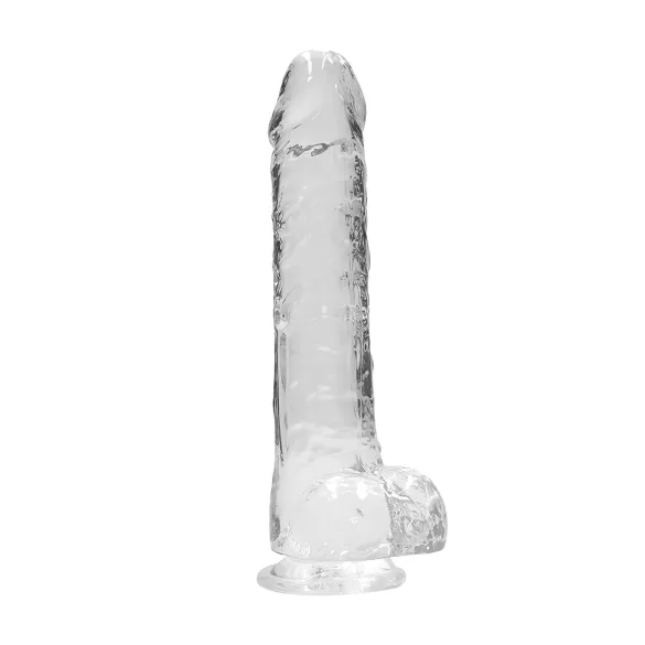 RealRock - realistlik dildot - läbipaistev 22cm