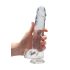 REALROCK - läbipaistev elutruu dildo (22 cm)