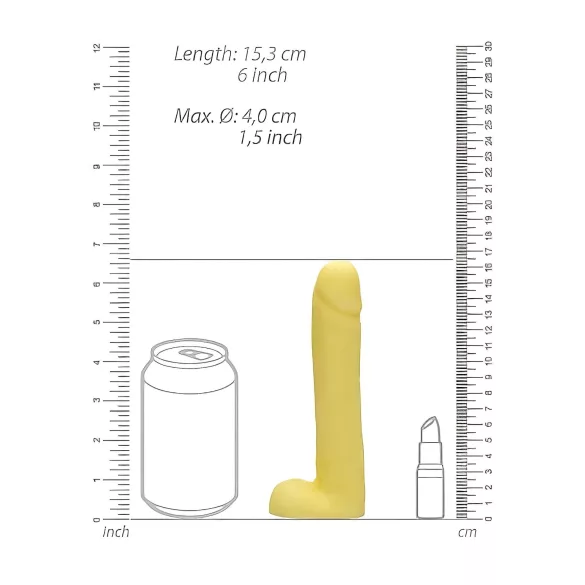 S-Line - Dicky - seep peenise ja munanditega - vanilje (210 g)