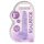 REALROCK - läbipaistev elutruu dildo - lilla (15cm)