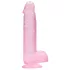 RealRock - realistlik dildopink - läbipaistev 15 cm