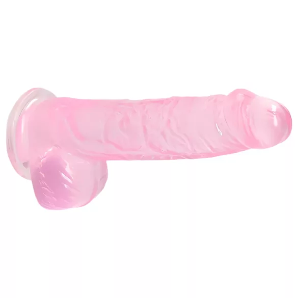 RealRock - realistlik dildopink - läbipaistev 15 cm