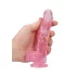 RealRock - realistlik dildopink - läbipaistev 15 cm