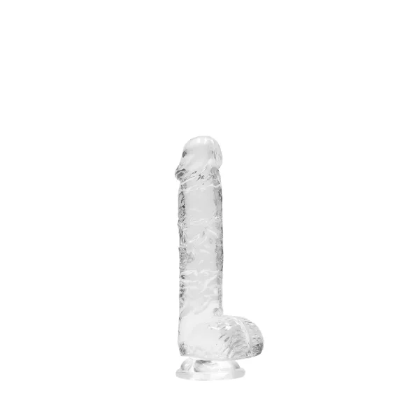RealRock - realistlik dildol - läbipaistev 15cm