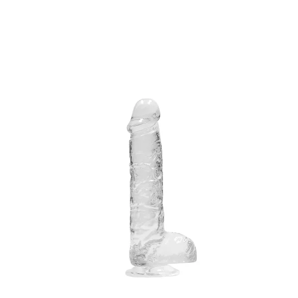 RealRock - realistlik dildol - läbipaistev 15cm