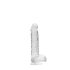 REALROCK - läbipaistev realistlik dildo - läbipaistev (15cm)