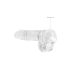 REALROCK - läbipaistev realistlik dildo - läbipaistev (15cm)