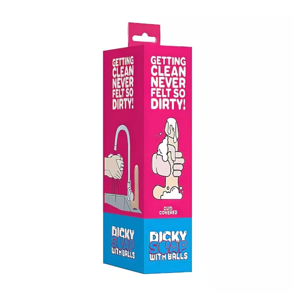 S-Line - Dicky Cum - seeb peenise ja munanditega - naturaalne (250 g)