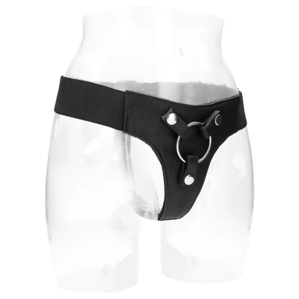 RealRock Elastic - aluspüksid strap-onile - must