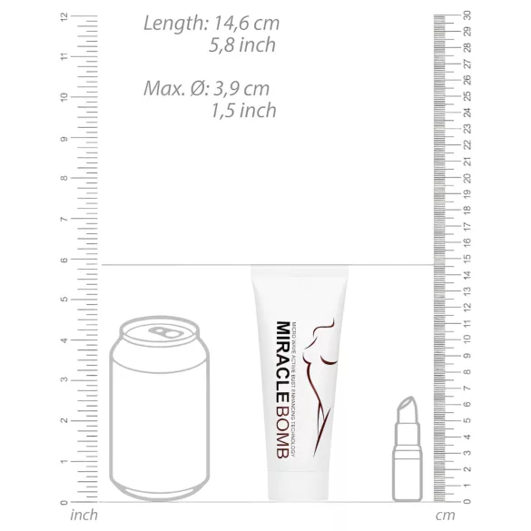 Pharmquests Miracle Bomb - rindade suurendamise ja pinguldav kreem 100ml