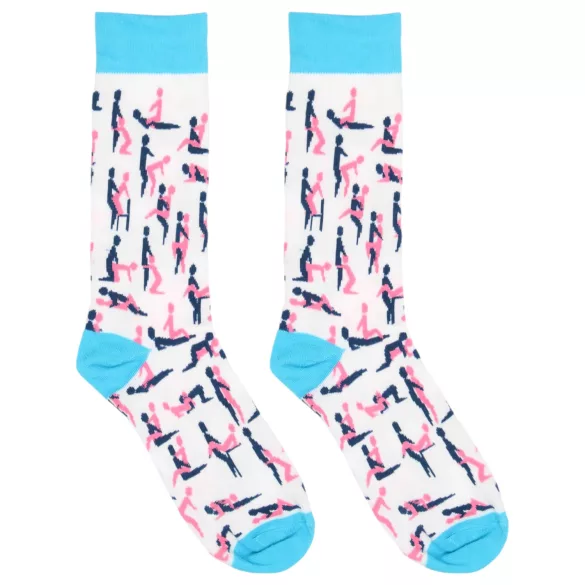 S-Line Sexy Socks - puuvillased sokid - kama sutra muster - 42-46