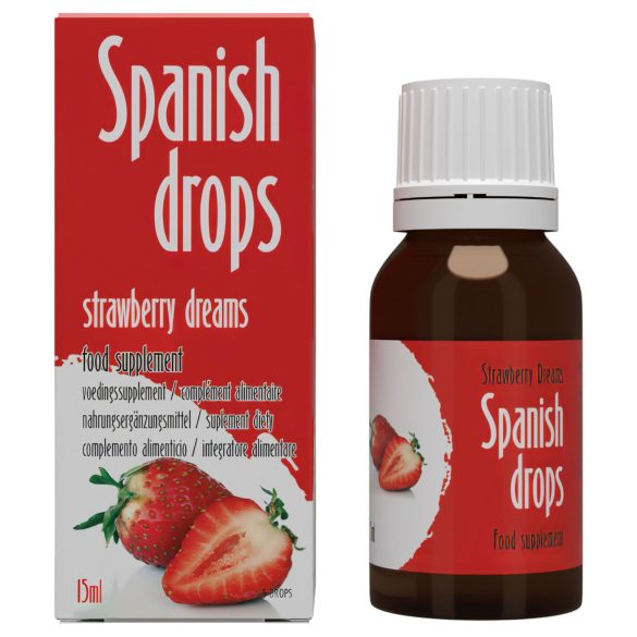 Cobeco Spanish Drops - iha tõstvad tilgad - maasika - 15ml