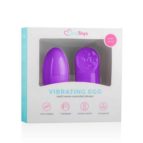 Easytoys - 7 rütmiline raadiovibra muna (lilla)