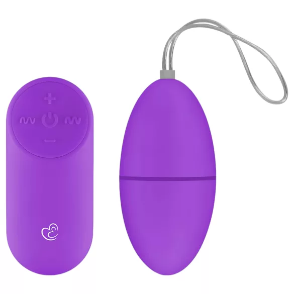 EasyToys - kantav 7 rütmiga raadios juhtitav vibro-muna (lilla)