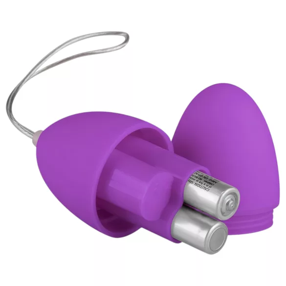 EasyToys - kantav 7 rütmiga raadios juhtitav vibro-muna (lilla)
