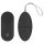Easytoys - 7 režiimiga raadiosageduslik vibreeriv muna (must)