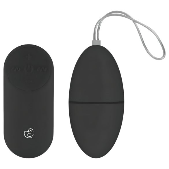 Easytoys - 7 režiimiga raadiosageduslik vibreeriv muna (must)