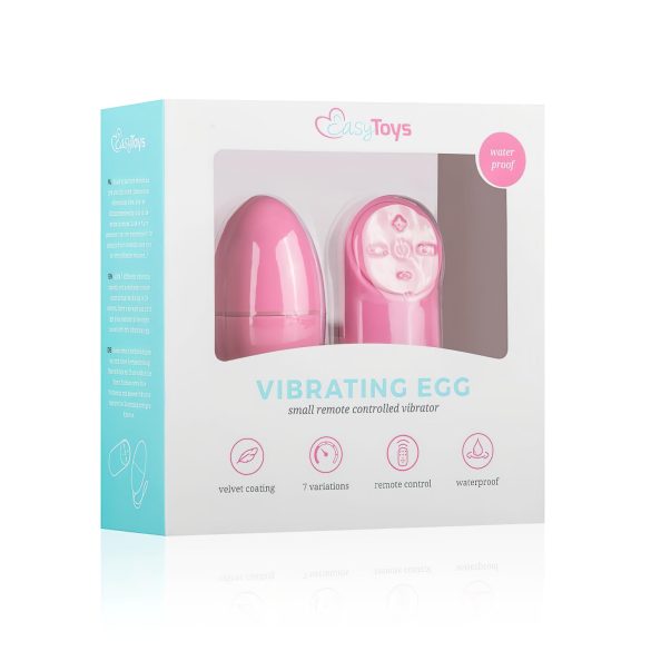 Easytoys - 7-astmeline raadiovibraator muna (roosa)