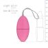 Easytoys - 7-astmeline raadiovibraator muna (roosa)