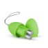Easytoys - 7 režiimiga juhtmevaba vibreeriv muna (roheline)