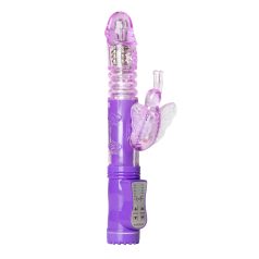 Easytoys Butterfly - pöörlev tõukevibraator - lilla