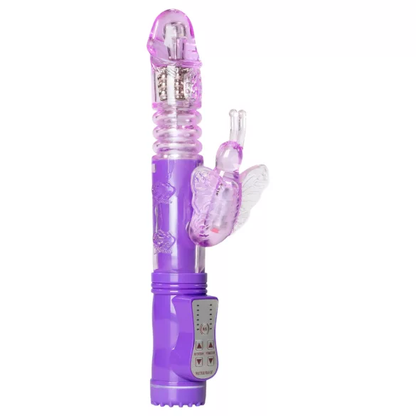 Easytoys Butterfly - pöörlev tõukevibraator - lilla