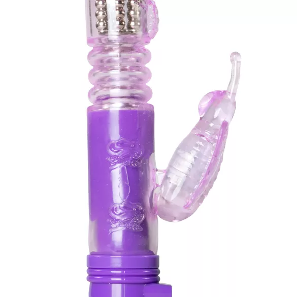 Easytoys Butterfly - pöörlev tõukevibraator - lilla