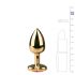 Easytoys Metall No.3 - anaaltapp - kuldne-roosa (2,5 cm)