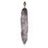 Easytoys Fox NO5 - metallista anaalplugi rebasabaga (kuld-hõbe)