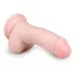Easytoys - iminapaga munanditega dildo 15 cm - naturaalne