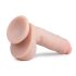 Easytoys - iminapaga, munanditega dildo (22,5 cm) - naturaalne