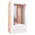 Easytoys - iminapaga, munanditega suur dildo (26,5cm) - naturaalne