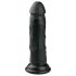 Easytoys - iminapaga elutru dildos (15,5 cm) - musta