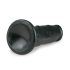 Easytoys - iminapaga elutru dildos (15,5 cm) - musta