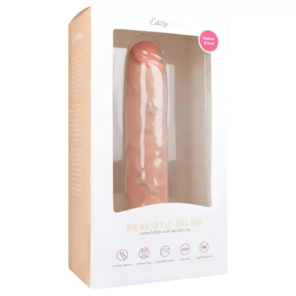 Easytoys - suur dildo iminapaga - 28,5 cm - naturaalne