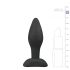 Easytoys - Silikoonist anaaltapp - väike (must)