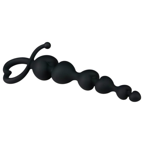 EasyToys - musta pärlitega anaal-dildo