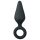 Easytoys Terav Anaaltapp - rõngaga - keskmine (must)